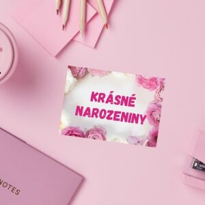 Přání k narozeninám - růže