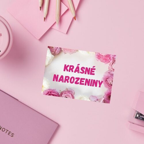 Přání k narozeninám - růže