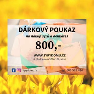 Dárkový poukaz na nakup sýrů a delikates