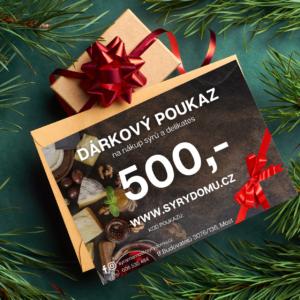 Vánoční dárkový poukaz na 500,-